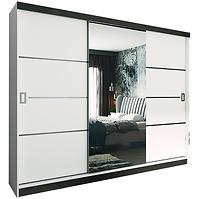 Szekrény Retro 200 4L fehér /ajtók fehér