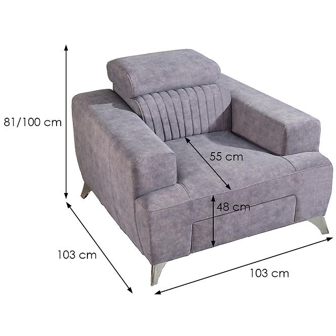 Fotel Primo Zoya 10,2