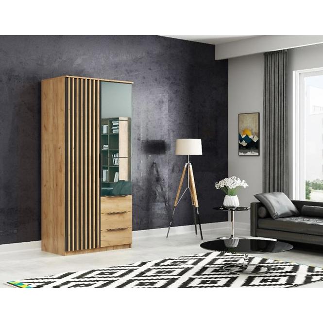 Szekrény Sorento lamel 100x215x6