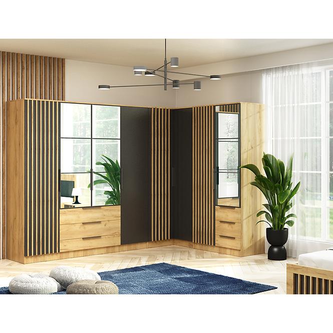 Szekrény Sorento lamel 100x215x6