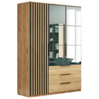 Szekrény Sorento lamel 150x215x61