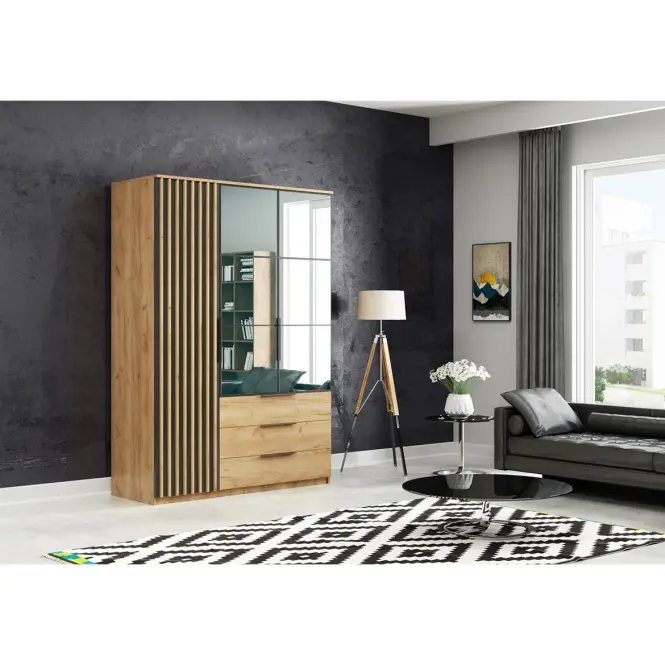 Szekrény Sorento lamel 150x215x61,4