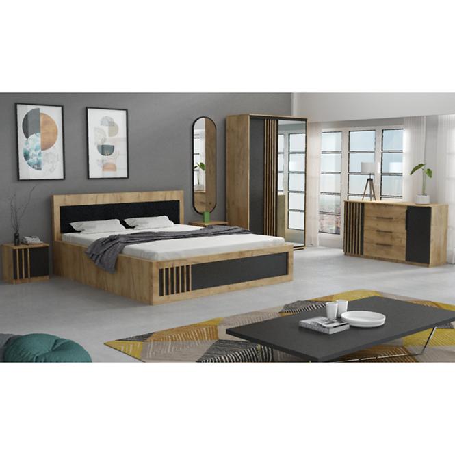 Szekrény Sorento lamel 150x215x6