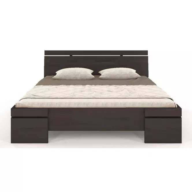 Ágy fa bükkfa Skandica Sparta maxi 140X200 palisander,2