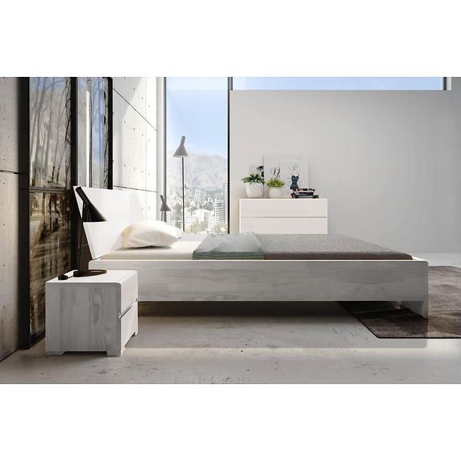 Ágy fa bükkfa Skandica Vestre maxi 120X200 fehér,5