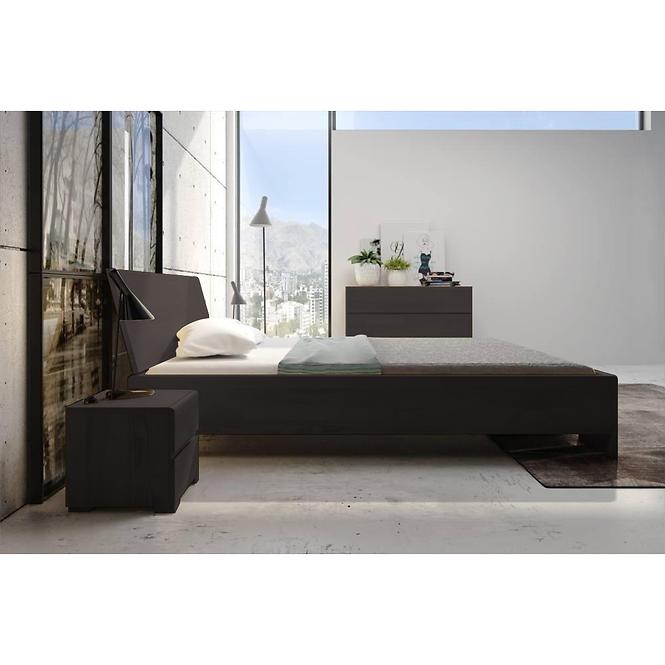 Ágy fa bükkfa Skandica Vestre maxi 160X200 cm palisander