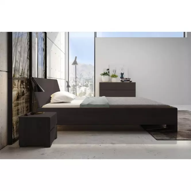 Ágy fa bükkfa Skandica Vestre maxi 160X200 cm palisander,5