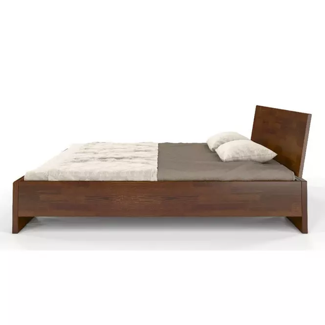 Ágy fa bükkfa Skandica Vestre maxi 200X200 cm dió,4
