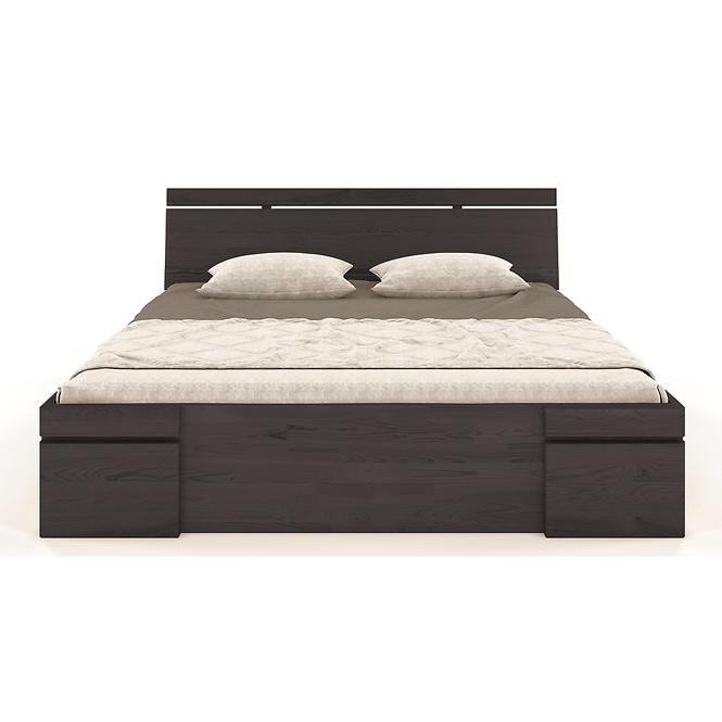 Ágy fenyő Skandica Sparta maxi+fiók 180X200 palisander,2