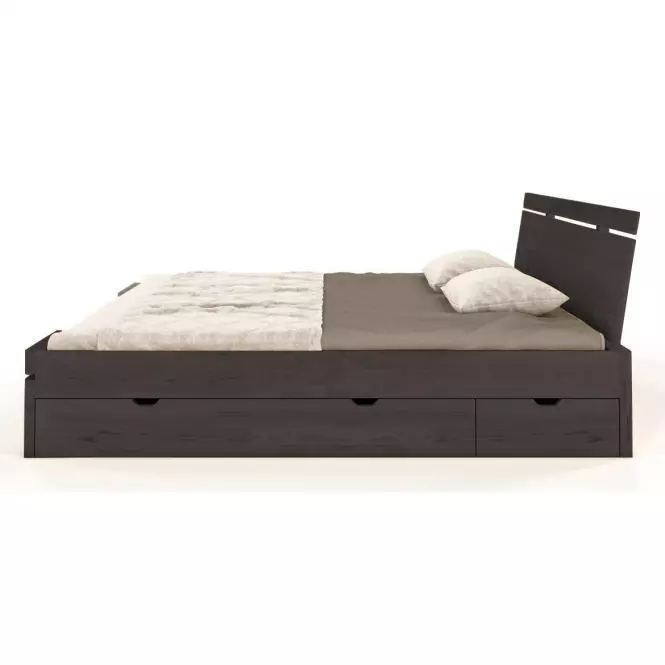 Ágy fenyő Skandica Sparta maxi+fiók 200X200 palisander