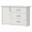 Komód 1d3s Evergreen k13/eg ivory mat