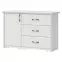 Komód 1d3s Evergreen k13/eg ivory mat