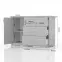 Komód 1d3s Evergreen k13/eg ivory mat,3