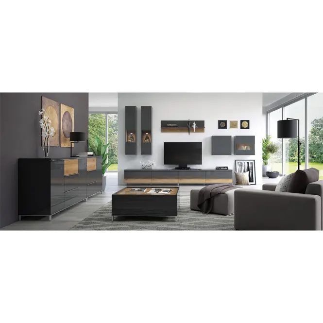 Tükör Onyx og/on pacific walnut/anthracit,6