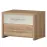 Éjjeliszekrény Gala ns2/gl pacific walnut/beige