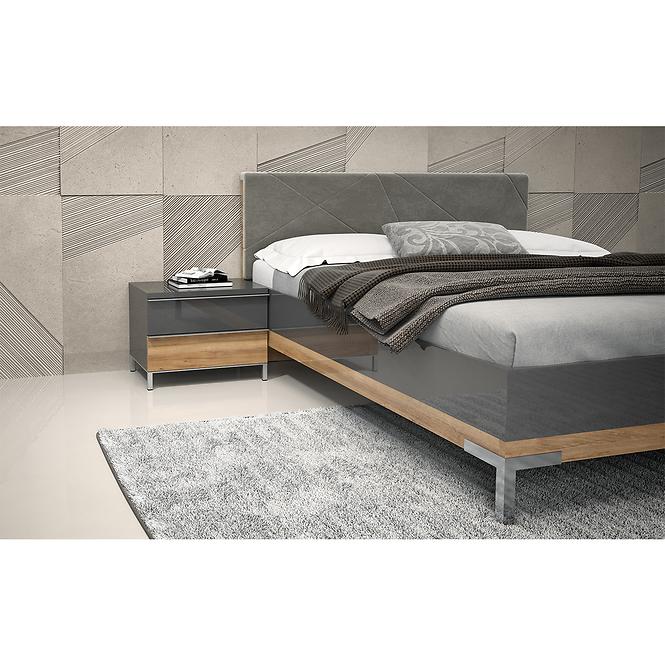 Éjjeliszekrény Onyx ns2/on pacific walnut/anthracit,6