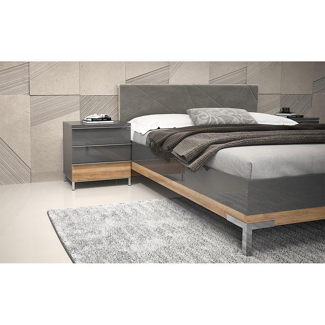 Éjjeliszekrény Onyx ns3/on pacific walnut/anthracit