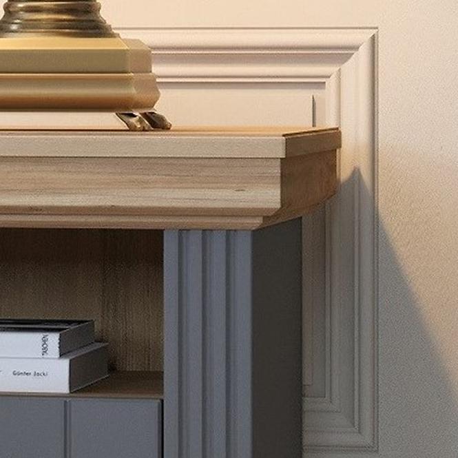 Éjjeliszekrény Tara ns1/ta graphite/pacific walnut