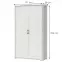 Szekrény 2d Evergreen p2/eg ivory mat,2