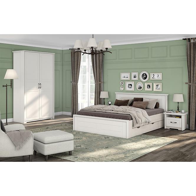 Szekrény 2d Evergreen p2/eg ivory mat,6