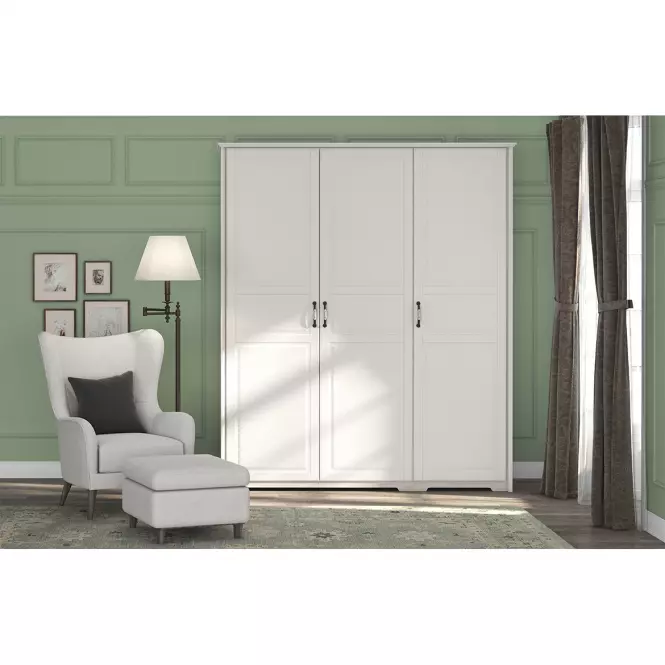 Szekrény 3d Evergreen p3/eg ivory mat,5