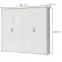 Szekrény 4d Evergreen p4/eg ivory mat,2