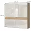 Szekrény 2d Gala pk231/gl pacific walnut/beige,2