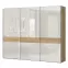 Szekrény 3d Gala pk281/gl pacific walnut/beige