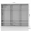 Szekrény 3d Gala pk281/gl pacific walnut/beige,3