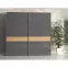 Szekrény 2d Onyx pk231/on pacific walnut/anthracit,6