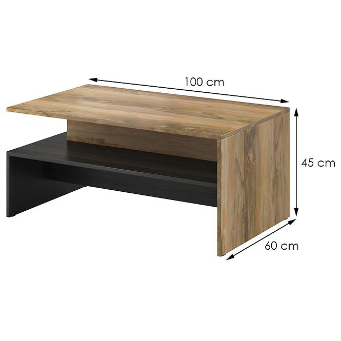 Dohányzóasztal 99 Baros satin/touchwood