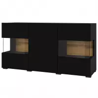 Komoód 3d Ava 25  fekete onyx/wotan