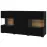 Komoód 3d Ava 25  fekete onyx/wotan