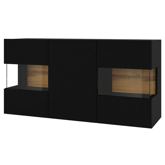 Komoód 3d Ava 25  fekete onyx/wotan,3