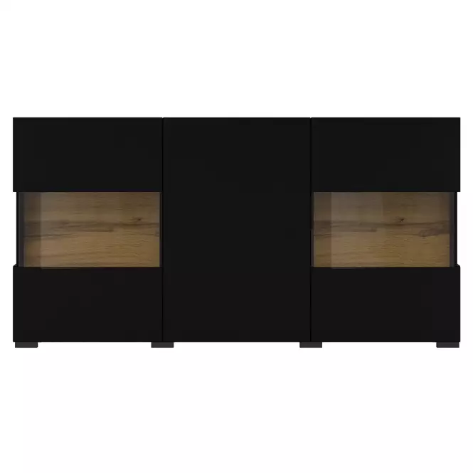 Komoód 3d Ava 25  fekete onyx/wotan