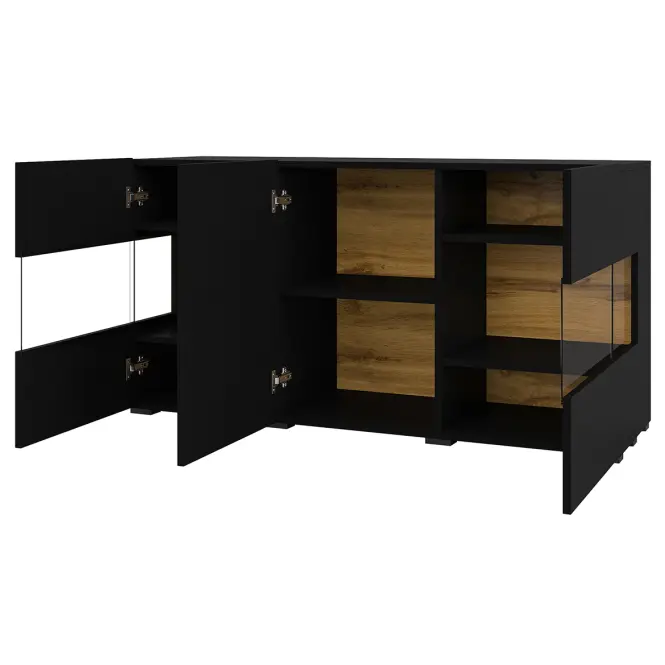 Komoód 3d Ava 25  fekete onyx/wotan,5