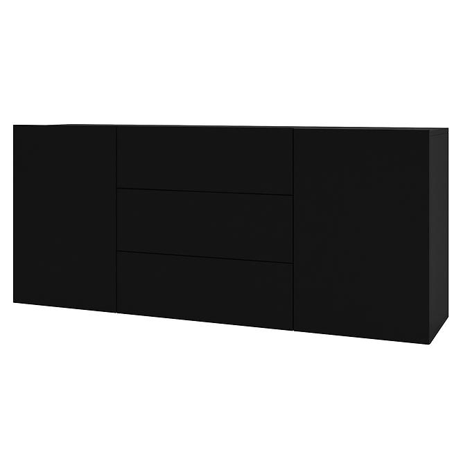 Komoód 2d3s Ava 26 fekete onyx/wotan