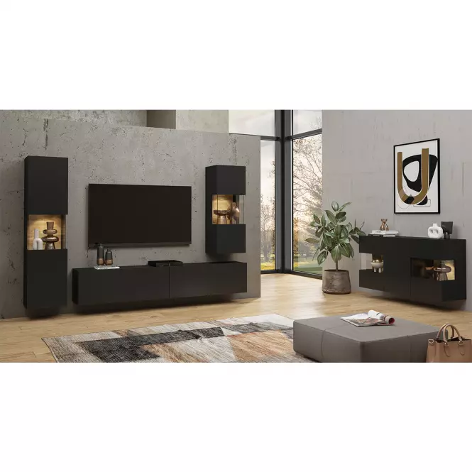 Komoód 2d3s Ava 26 fekete onyx/wotan