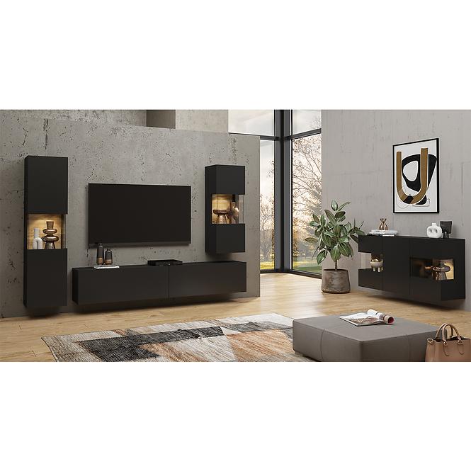 Komoód 2d3s Ava 26 fekete onyx/wotan