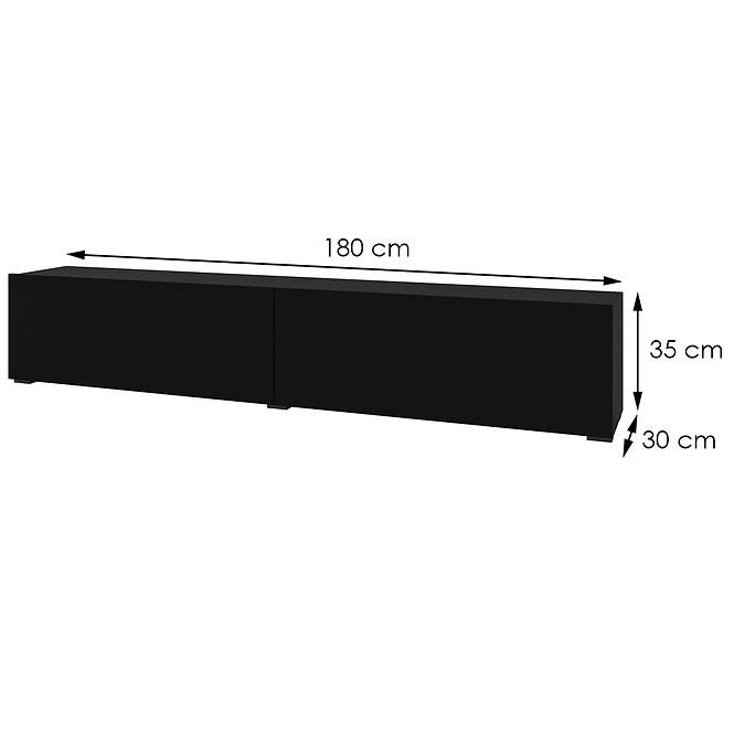 Szekrény RTV 2kl Ava 40  fekete onyx/wotan,2