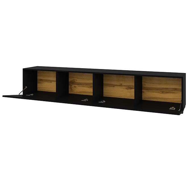 Szekrény RTV 2kl Ava 40  fekete onyx/wotan,5