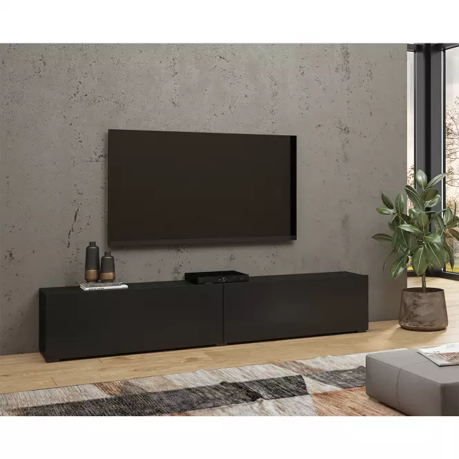 Szekrény RTV 2kl Ava 40  fekete onyx/wotan,7