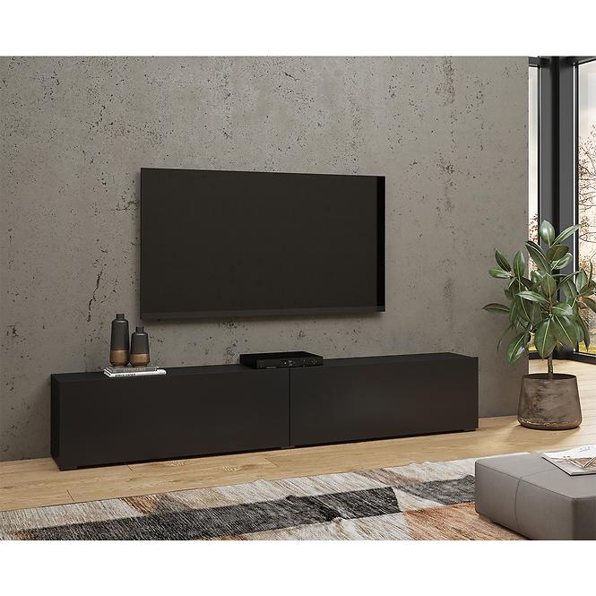 Szekrény RTV 2kl Ava 40  fekete onyx/wotan,7