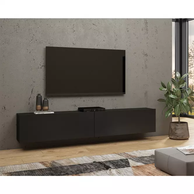 Szekrény RTV 2kl Ava 40  fekete onyx/wotan