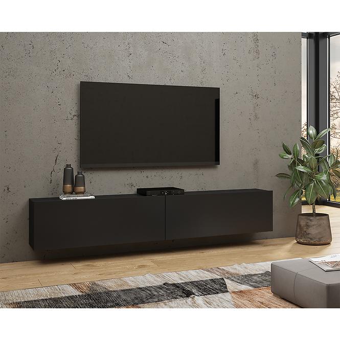 Szekrény RTV 2kl Ava 40  fekete onyx/wotan,8