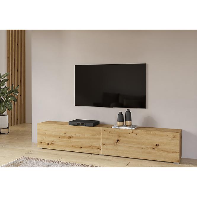 Szekrény RTV 2kl Ava 40  artisan/fekete