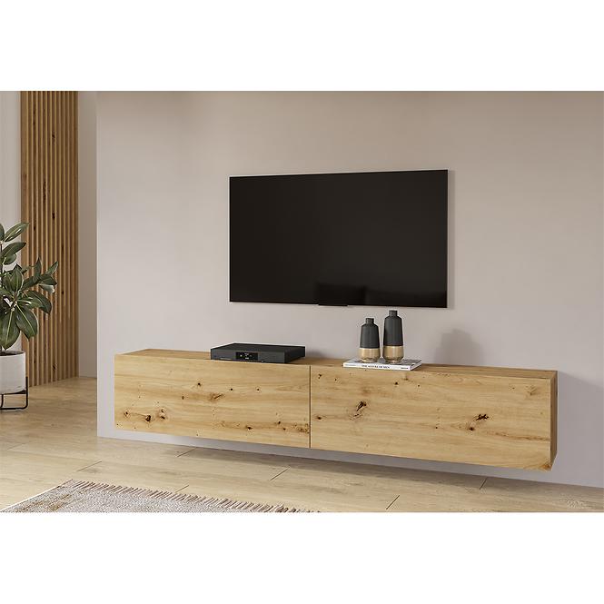 Szekrény RTV 2kl Ava 40  artisan/fekete
