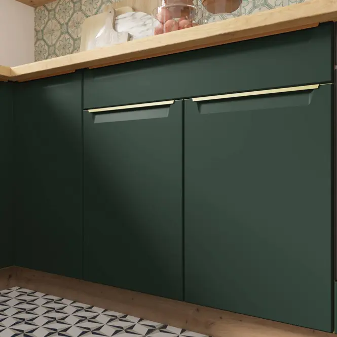 Konyhabútor Glamour 260 C Plus zöld szín