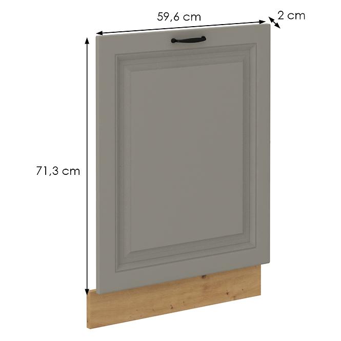 Mosogatógép ajtaja Stilo claygrey/artisan 713x596