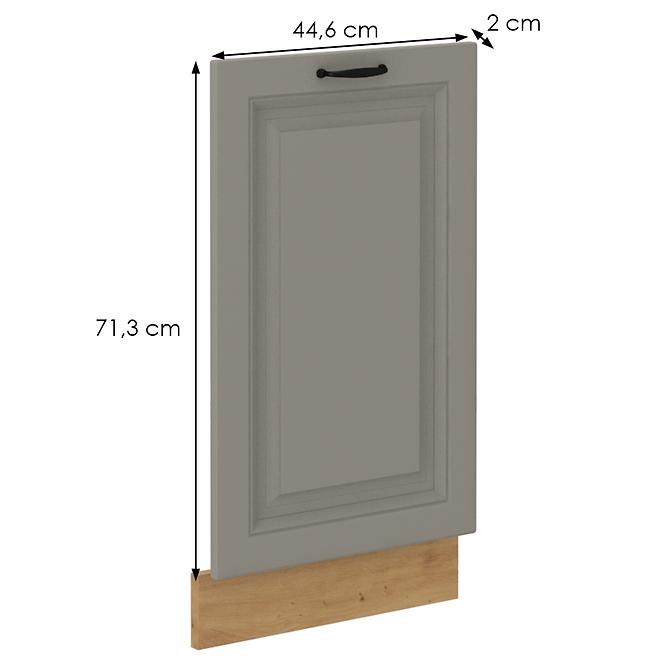 Mosogatógép ajtaja Stilo claygrey/artisan 713x446